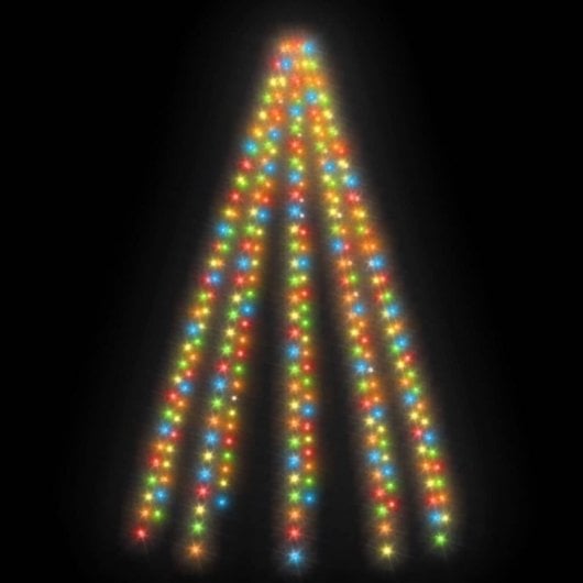 Filet lumineux pour sapin de Noël vidaXL avec 300 LED, couleurs assorties, 300 cm