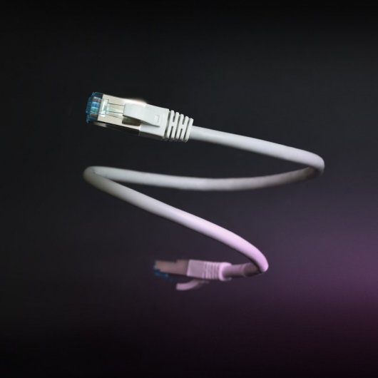 Câble Réseau Nanocable SFTP RJ45 Cat.7 PIMF AWG26 1m Gris