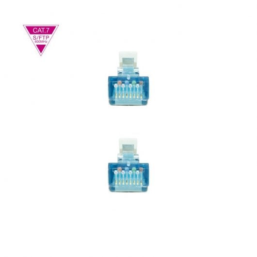 Nanocable SFTP-Netzwerkkabel RJ45 Cat.7 600 MHz LSZH PIMF AWG26 30 cm Grau