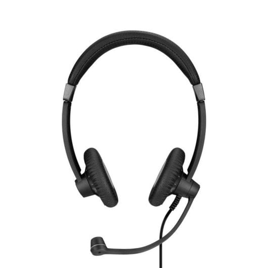 Kopfhörer Sennheiser Impact SC 75 mit Kabel USB-A 3,5 mm für Calls Musik Noise Cancelling Schwarz