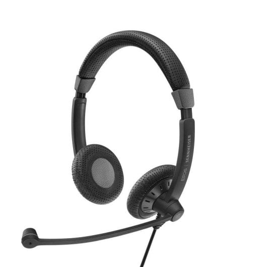 Kopfhörer Sennheiser Impact SC 75 mit Kabel USB-A 3,5 mm für Calls Musik Noise Cancelling Schwarz