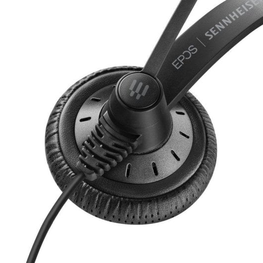 Kopfhörer Sennheiser Impact SC 75 mit Kabel USB-A 3,5 mm für Calls Musik Noise Cancelling Schwarz