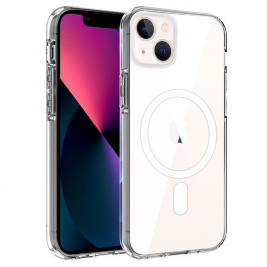 Coque magnétique transparente cool pour iPhone 13 Mini