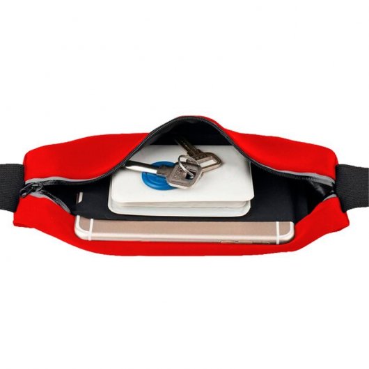 Coole rote Universal-Gürteltasche aus Neopren für 5,5 - 6,7 Zoll Smartphones