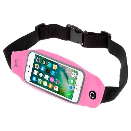 Coole pinke Universal-Gürteltasche aus Neopren für 5,5 - 6,7 Zoll Smartphones