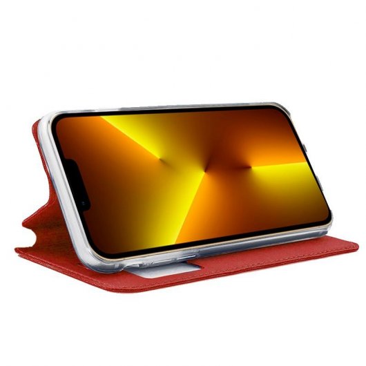 Cool Funda Flip Cover Lisa Roja para iPhone 13 Pro Max