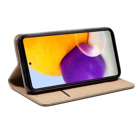 Cool Funda Flip Cover Lisa Beige para Samsung A725 Galaxy A72