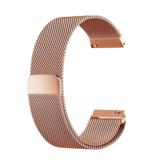 Cinturino universale Cool 22mm metallo oro rosa Amazfit GTR / Stratos / Huawei / Samsung / COOL Bristol / Sunset