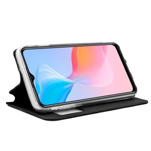 Étui à rabat lisse noir cool pour Vivo Y21 / Y21s / Y33s