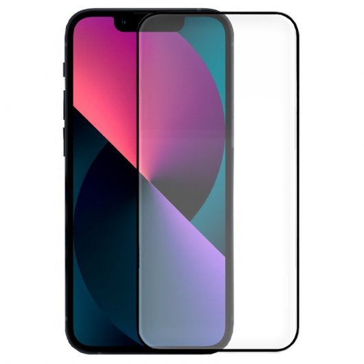 Cool Protector Pantalla Cristal Templado Full 3D Negro para iPhone 13 Mini
