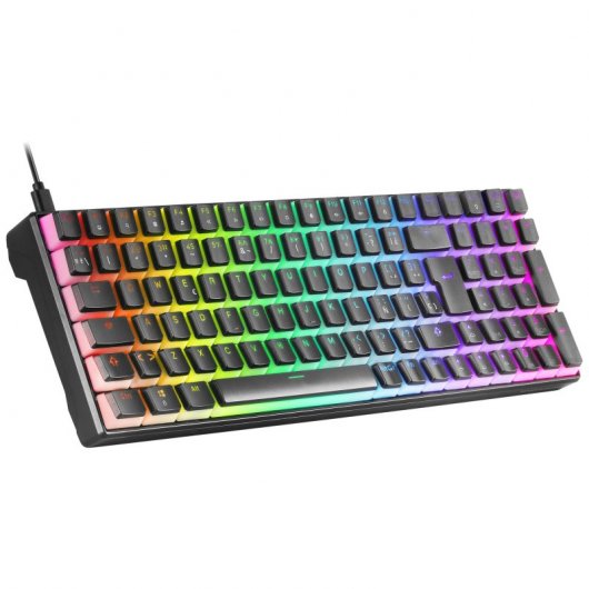 Mars Gaming MKULTRA Teclado Mecânico Preto Switch Vermelho Português