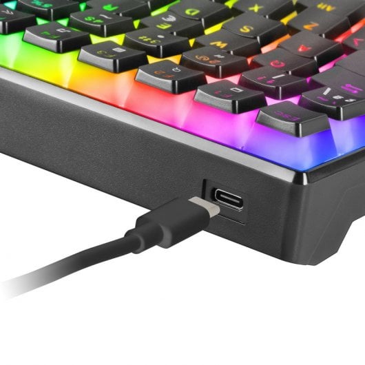 Mars Gaming MKULTRA Teclado Mecânico Preto Switch Vermelho Português