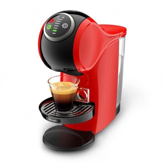 Cafetera à capsules DeLonghi EDG315.R Genio Plus 0,8L 15 bars, température réglable, arrêt auto
