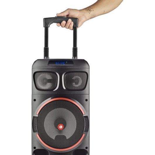 NGS Wild Dub Zero Coluna Portátil de 120W Bluetooth e True Wireless Subwoofer 8"