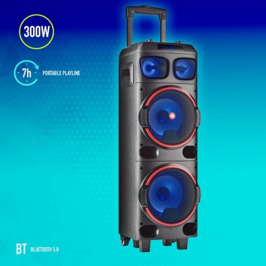 NGS WILD DUB 1 Altoparlante portatile stereo Nero 300 W