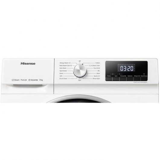 Hisense WFQY901429VJM Lavadora Carga Frontal 9Kg A Blanca