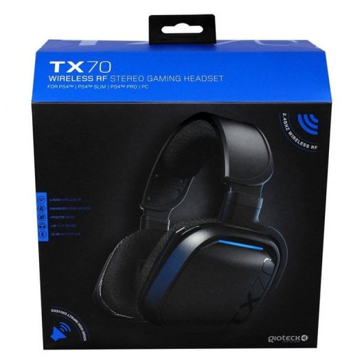 Gioteck TX-70 Cuffia Stereo Wireless Multipiattaforma