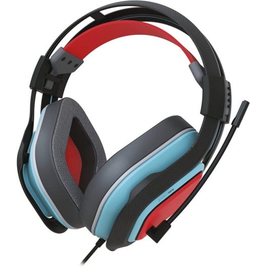 Gioteck HC-9 Auriculares Estéreo con Cable Rojo/Azul Multiplataforma