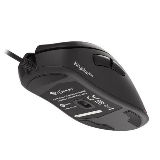 Mouse da gioco ottico Genesis Krypton 200 RGB 6400 DPI