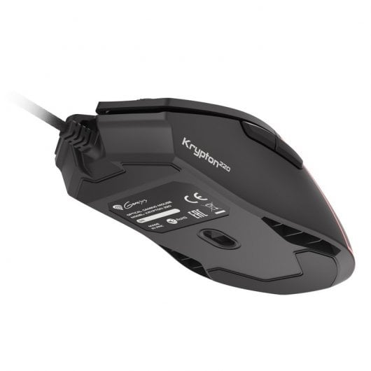 Mouse da gioco Genesis Krypton 220 RGB 6400 DPI Nero