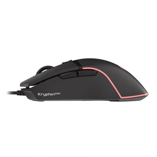 Mouse da gioco Genesis Krypton 220 RGB 6400 DPI Nero