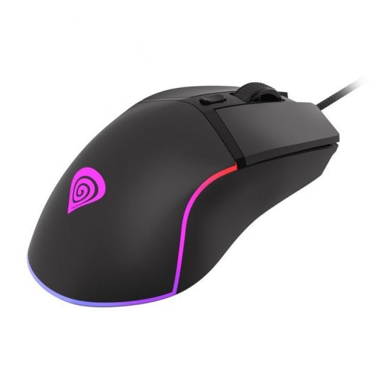 Mouse da gioco Genesis Krypton 220 RGB 6400 DPI Nero