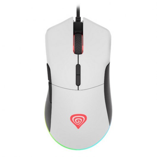 Mouse da gioco Genesis Krypton 290 RGB 6400 DPI Bianco