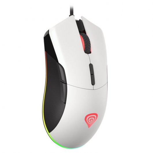 Mouse da gioco Genesis Krypton 290 RGB 6400 DPI Bianco