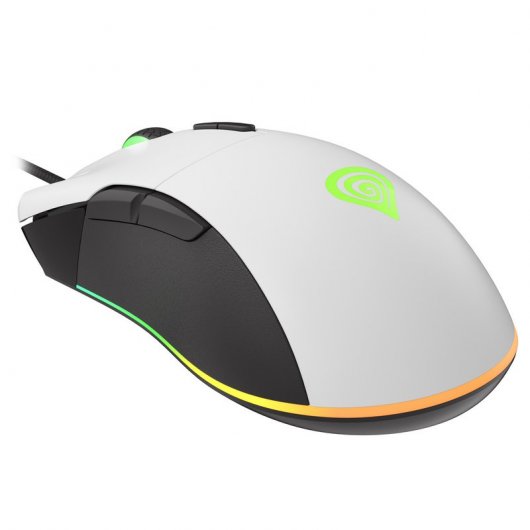 Mouse da gioco Genesis Krypton 290 RGB 6400 DPI Bianco