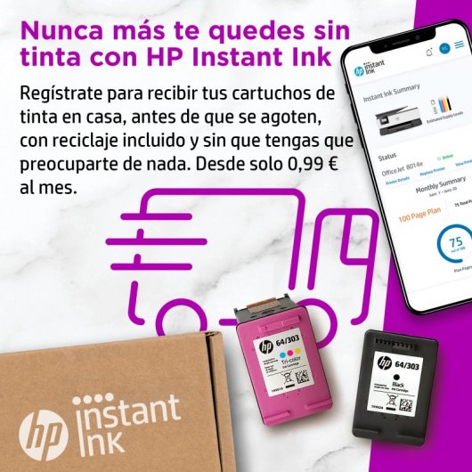 HP OfficeJet 8014e Impresora Multifunción Color WIFI Dúplex
