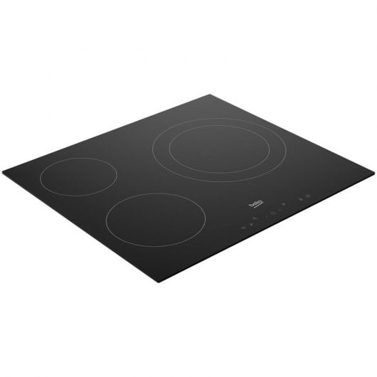 Beko BBSE12120XD Pack Horno Convencional 72L A Inox + Placa Vitrocerámica 3 Zonas Negra