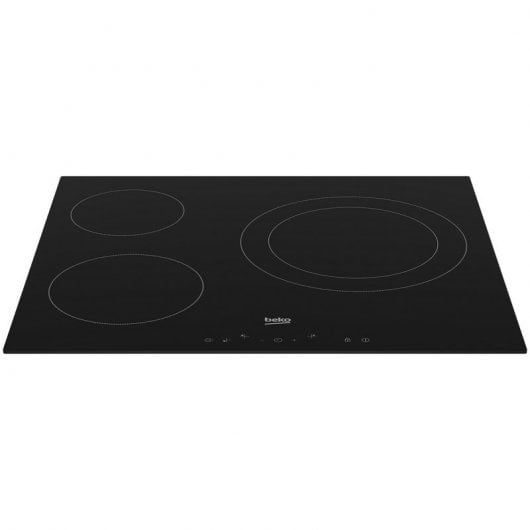 Beko BBSE12120XD Pack Horno Convencional 72L A Inox + Placa Vitrocerámica 3 Zonas Negra