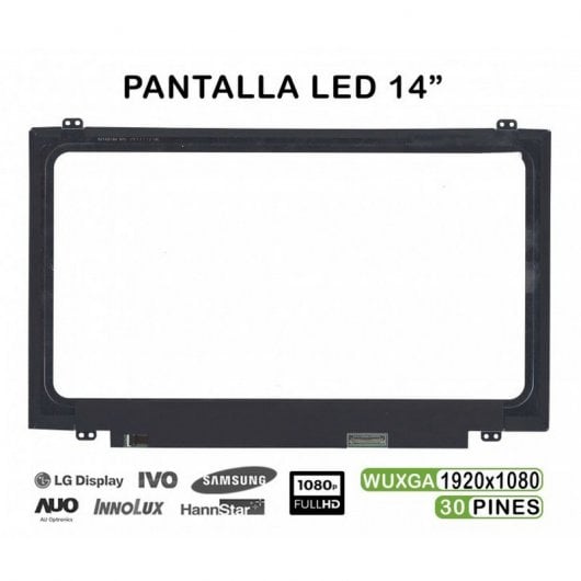 Pantalla LED IPS 14" para Portátil NV140FHM-N41 NV140FHM-N43 NT140FHM-N41 V8.0