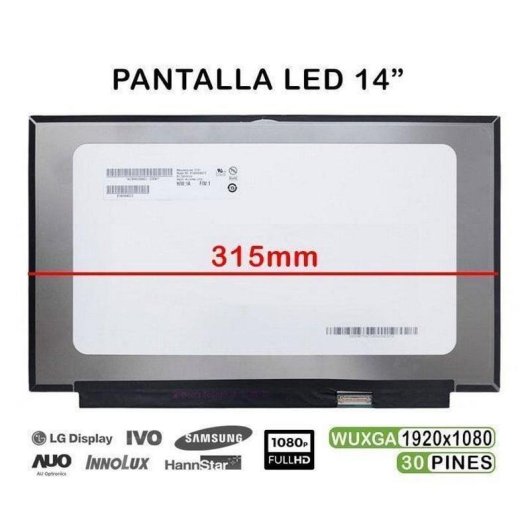 Ecrã LED 14" para Portáteis Acer Swift 5 SF514-51-777U / Asus ZenBook UX490UA-X574-BL