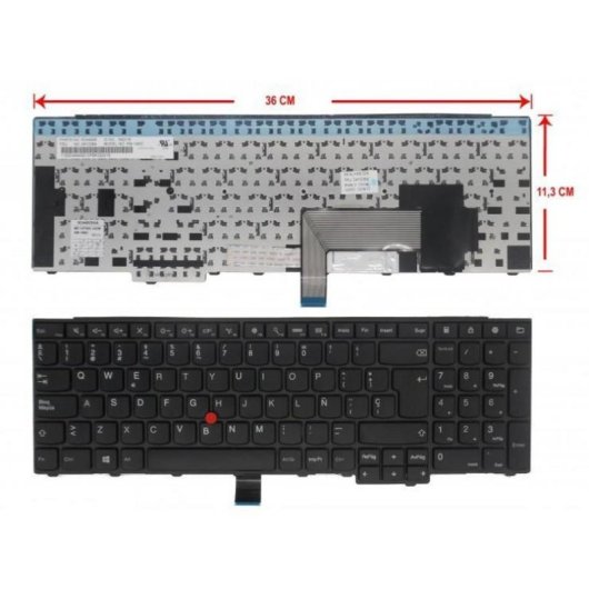 Teclado para portátil Lenovo ThinkPad E531 E540 T540 Español Negro