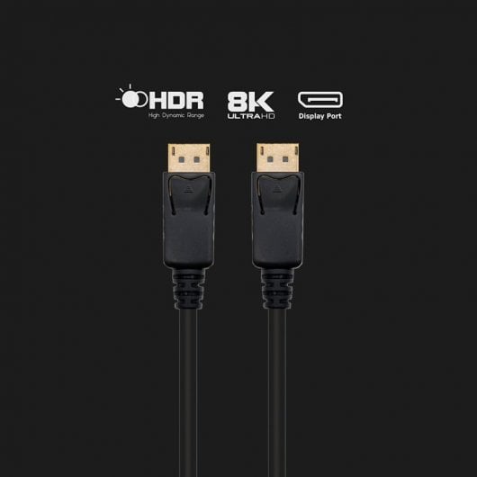 Ewent Cable DisplayPort 8K v1.4 2m Negro
