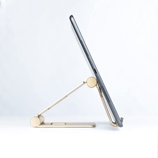 Supporto Regolabile TooQ per Smartphone/Tablet fino a 10" Oro