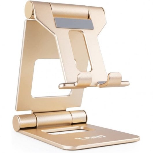 TooQ Soporte Ajustable para Smartphone/Tablet hasta 10" Oro