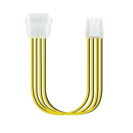 Cavo di alimentazione prolunga Nanocable per alimentatori 8 pin/H-4+4 pin/M 30 cm