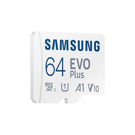Samsung EVO Plus MicroSDXC 64GB UHS-I U1 V10 Clase 10 con Adaptador