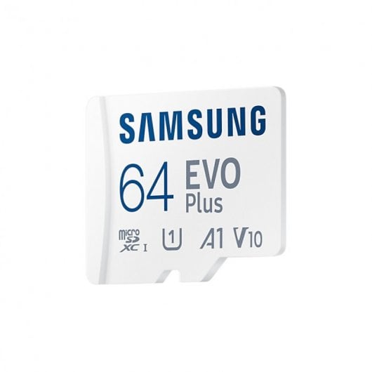 Samsung EVO Plus MicroSDXC 64GB UHS-I U1 V10 Clase 10 con Adaptador