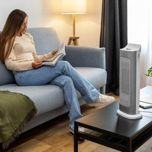 Calefattore elettrico Cecotec Readywarm 6700 Ceramic Sky 2000W oscillante 3 modalità