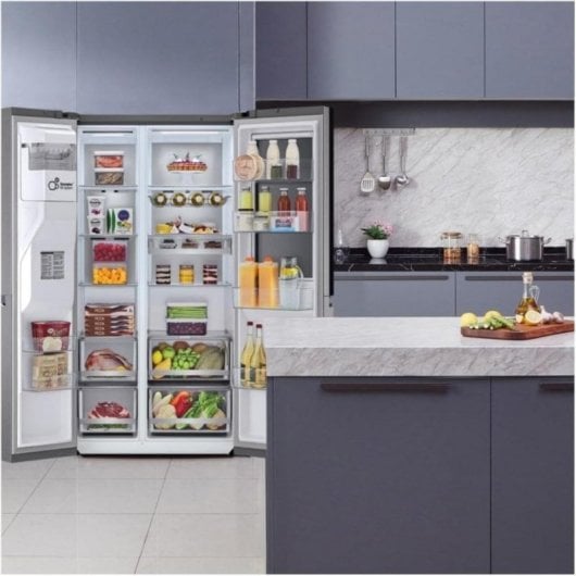 Frigorífico LG GSXV90MBAE Instaview Door-In-Door 635L Acier Inoxydable