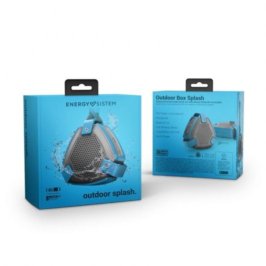 Energy Sistem Outdoor Box Splash Coluna Bluetooth 3W Azul