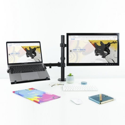 TooQ DB1200TN-B Soporte de Mesa para Pantalla y Portátil 13"/32"