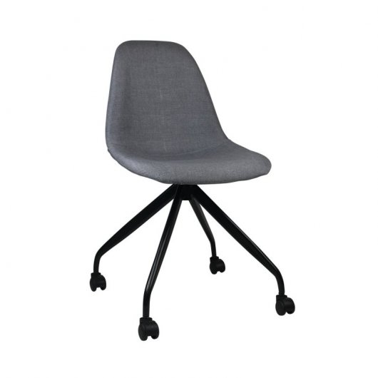Thinia Home Basic Cadeira de escritório com rodas Cinzento