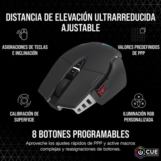 Souris de jeu sans fil Corsair M65 RGB Ultra Wireless 26000DPI Noir