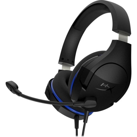Auriculares HyperX Cloud Stinger Core Gaming com fio Jack 3,5 mm conforto e microfone preto-azul