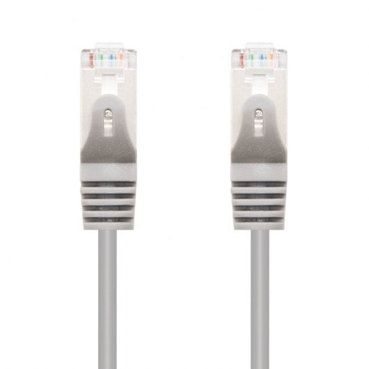 Nanocable Netzwerkkabel Patchkabel RJ45 Cat.6 FTP AWG24 3,0m Grau