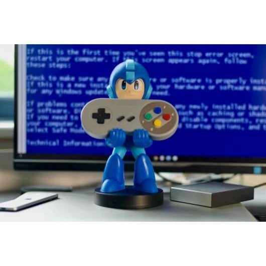 Squisito supporto per cavo da gioco Guy Mega Man